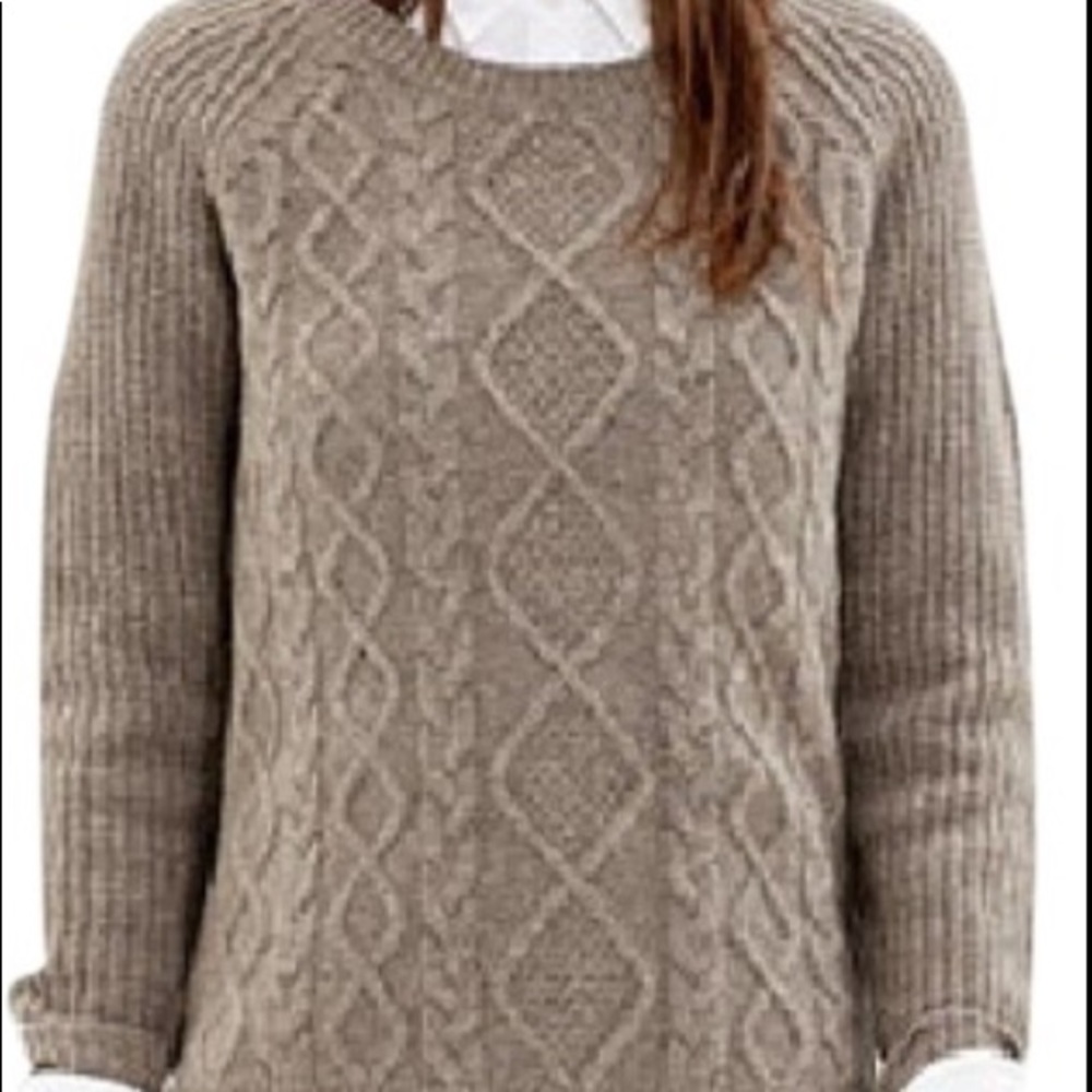 Madewell Pullover Cable Front Design Sweater - image 1